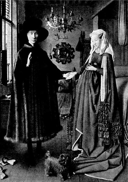 1. Ян вам Эйк, Портрет Арнольфини с женой. Национальная галерея, Лондон