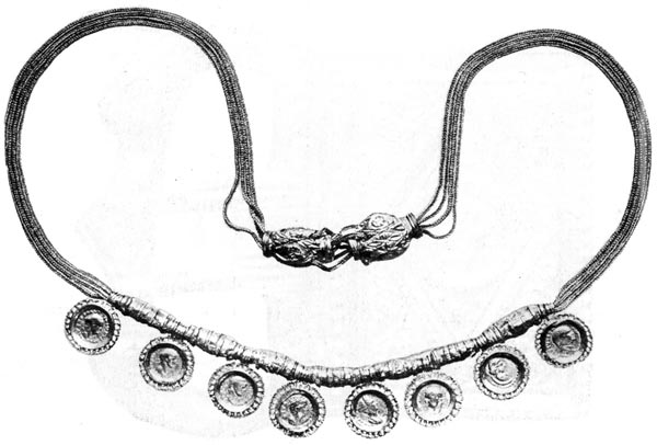 112. Ломбардское ожерелье. VII век. Кастель Трасино. 