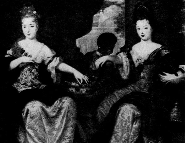 295. Филипп Виньон, Мадемуазель де Блуа и мадемуазель де Нант. Музей, Версаль. 